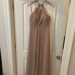 AZAZIE Ginger Taupe Bridesmaid Dress, never worn